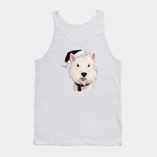 Cute West Highland White Terrier Drawing Tank Top